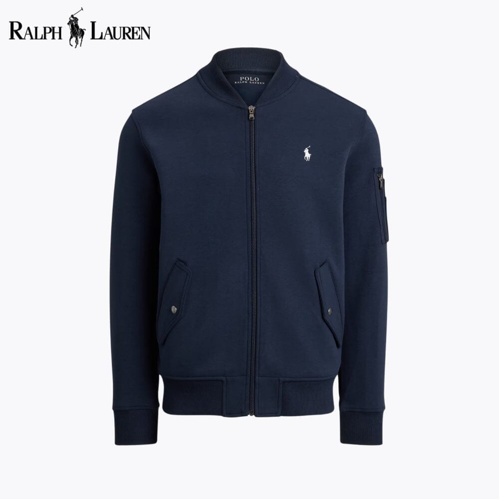 Ralph Lauren Double-Knit Bomber Jacket