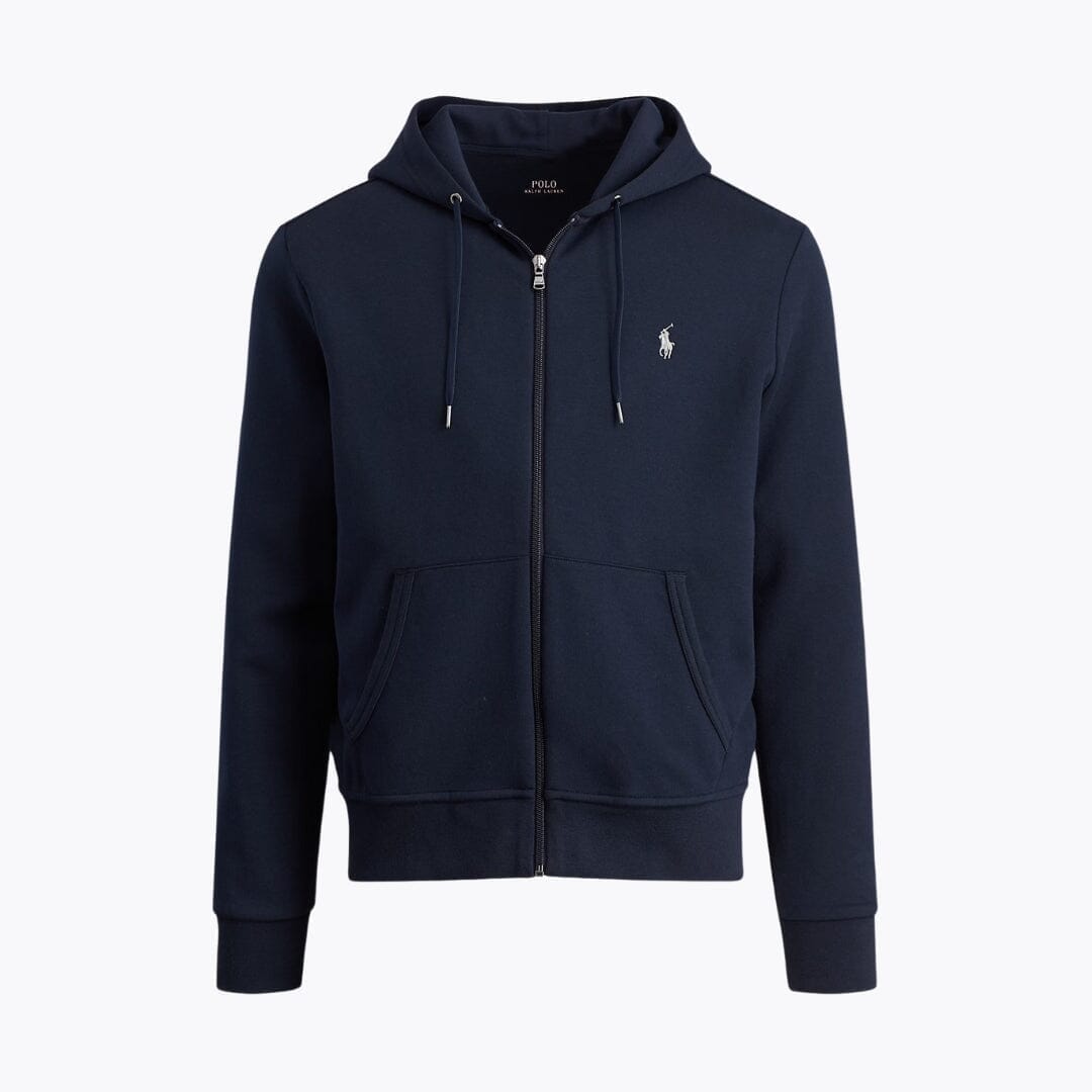 Ralph Lauren Double-Knit Full-Zip Hoodie