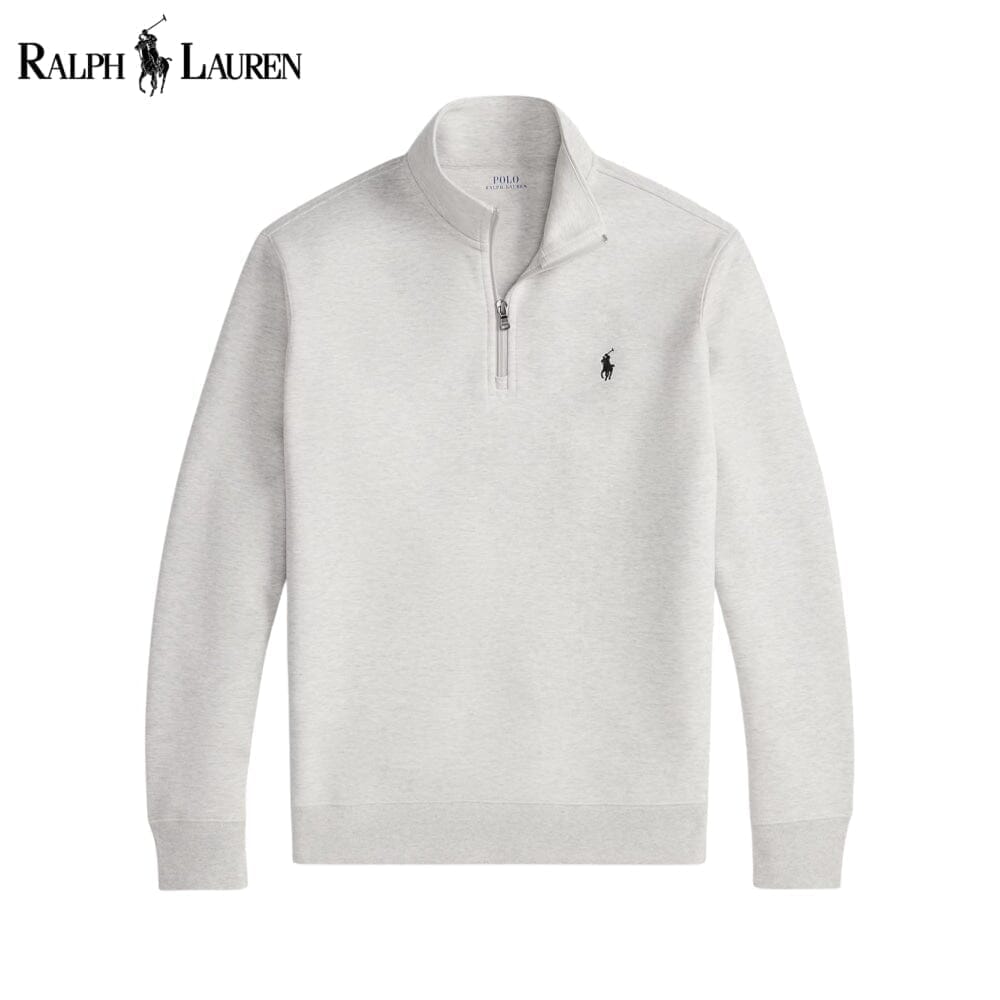 Ralph Lauren Double-Knit Mockneck Pullover