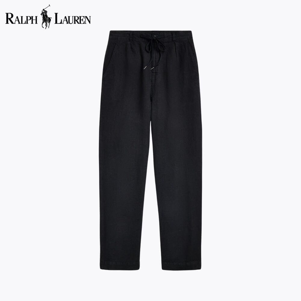 Ralph Lauren Lateef Relaxed Fit Pleated Linen Pant