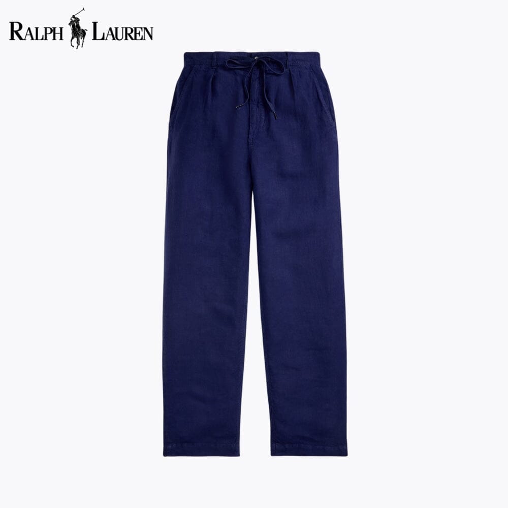 Ralph Lauren Lateef Relaxed Fit Pleated Linen Pant