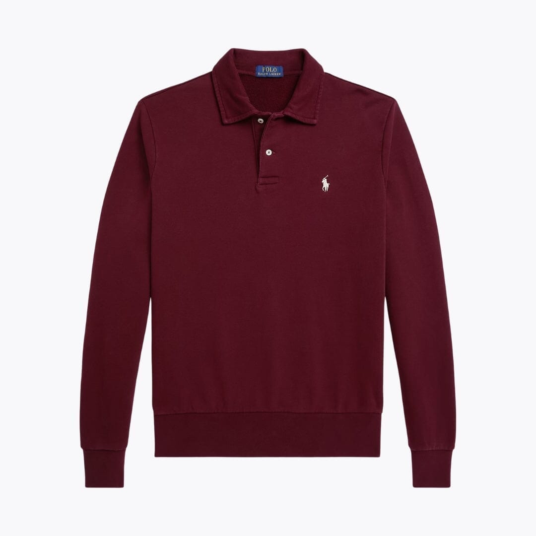 Ralph Lauren Loopback Fleece Collared Sweatshirt