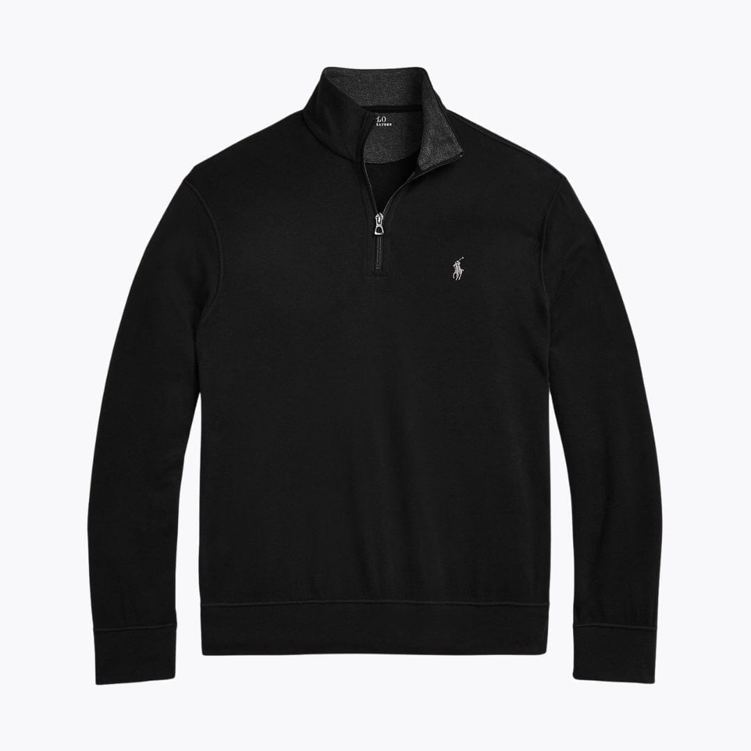 Ralph Lauren Luxury Jersey Quarter-Zip Pullover
