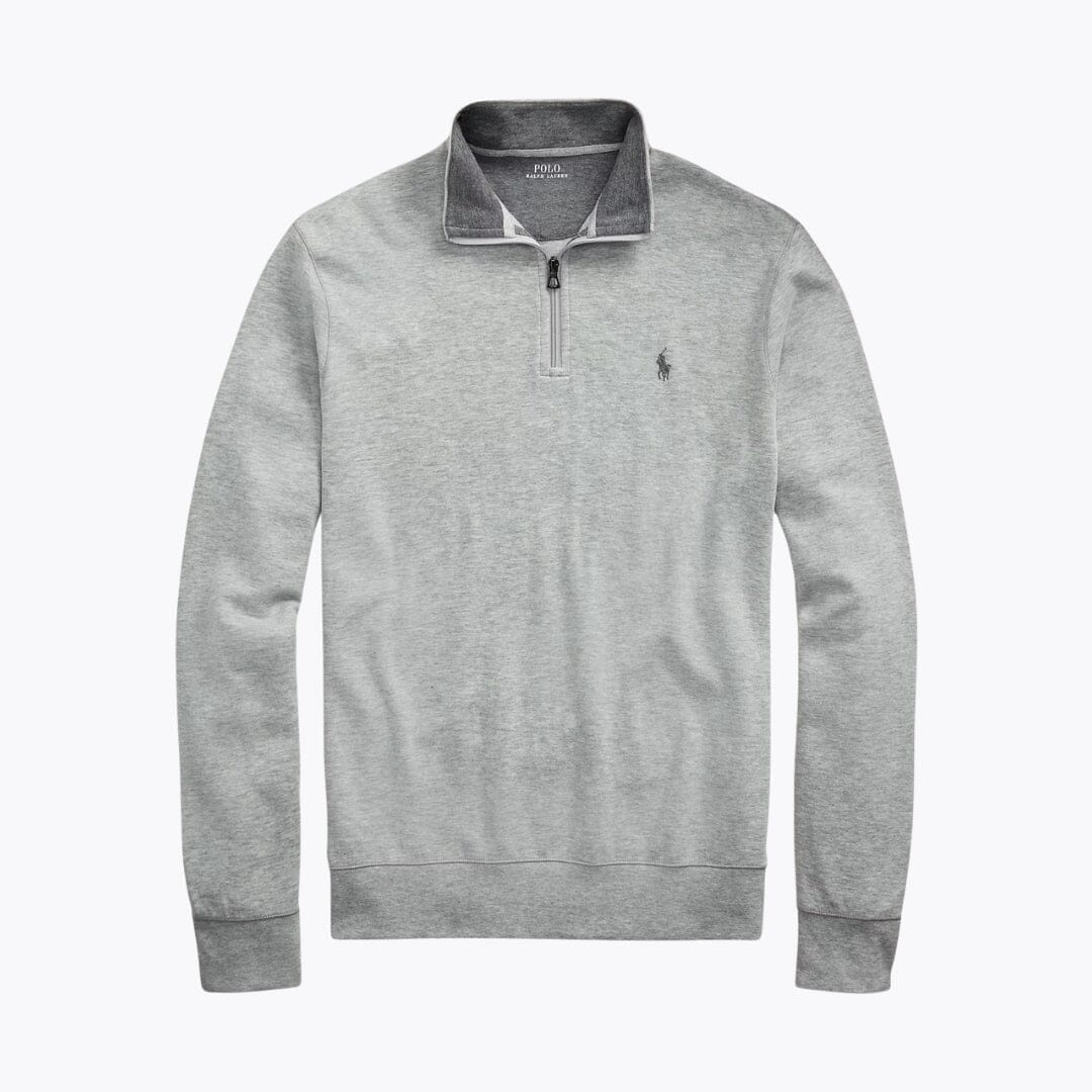 Ralph Lauren Luxury Jersey Quarter-Zip Pullover
