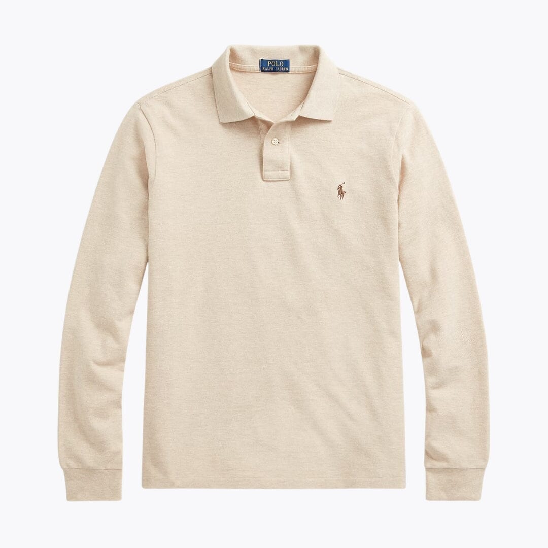 Ralph Lauren Mesh Long-Sleeve Polo Shirt