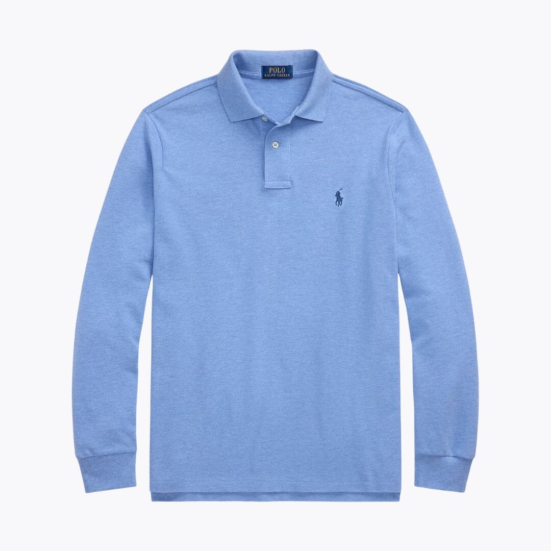 Ralph Lauren Mesh Long-Sleeve Polo Shirt