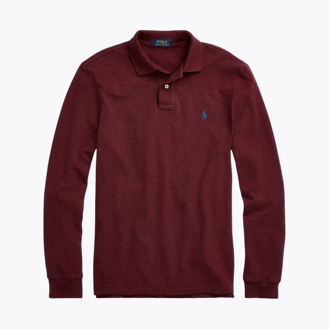 Ralph Lauren Mesh Long-Sleeve Polo Shirt
