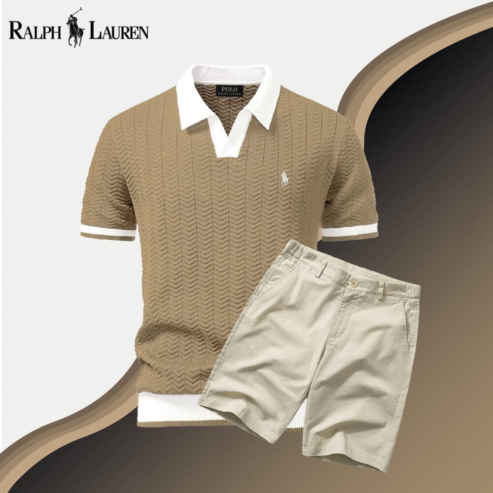 Ralph Lauren Old Money Polo Shirt + Shorts Set