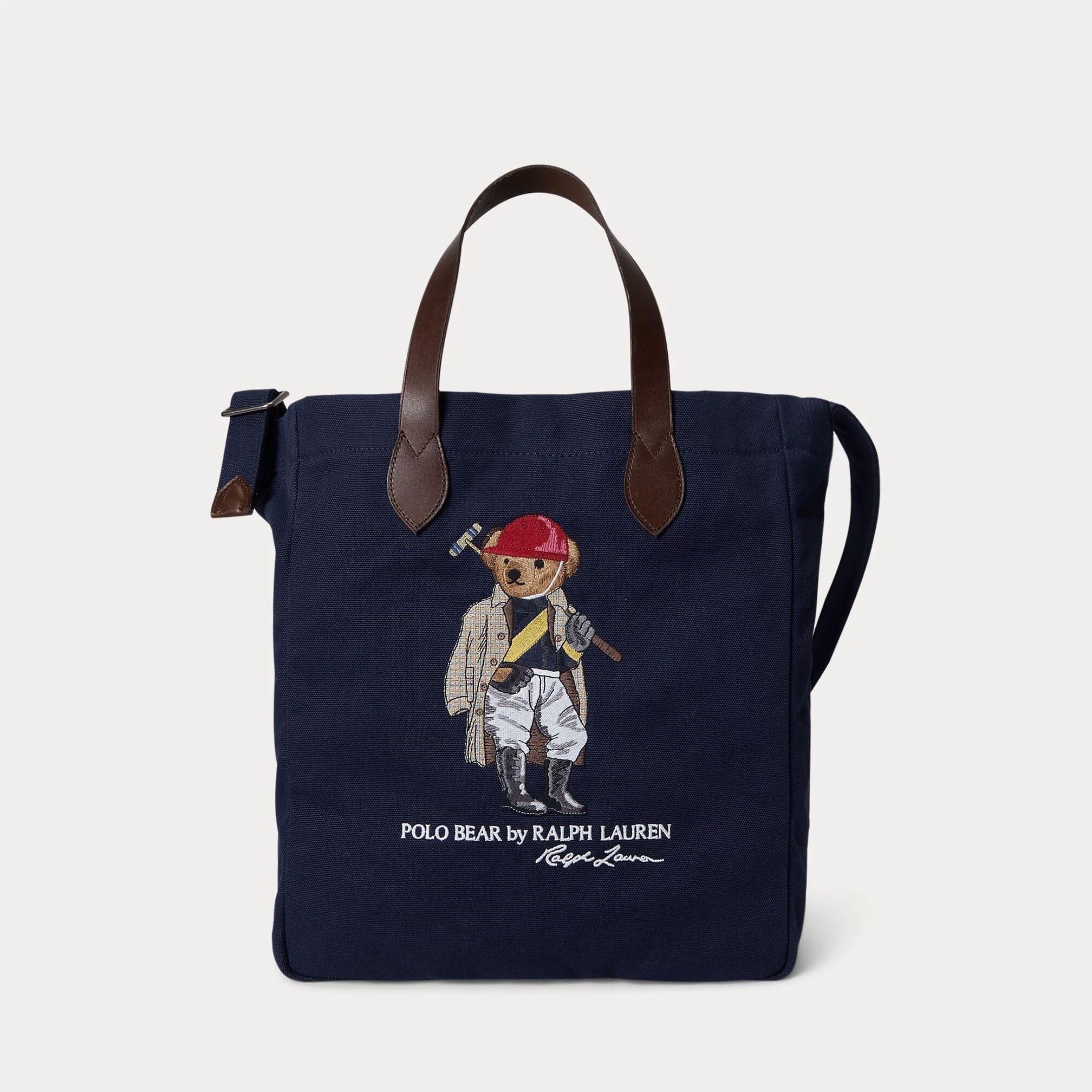 Ralph Lauren Polo Bear Canvas Shopper Tote