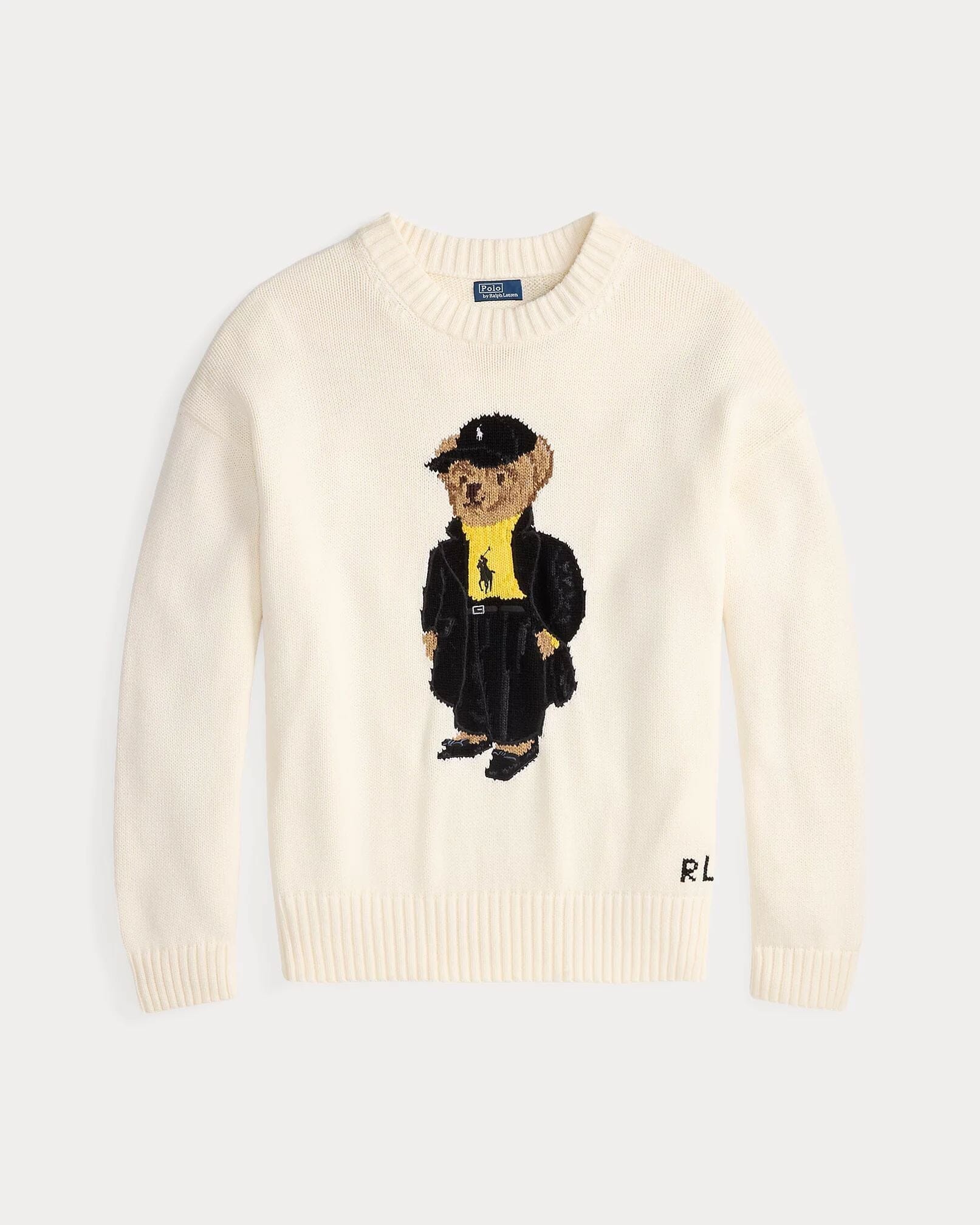 Ralph Lauren Polo Bear Cotton Crew Neck Sweater