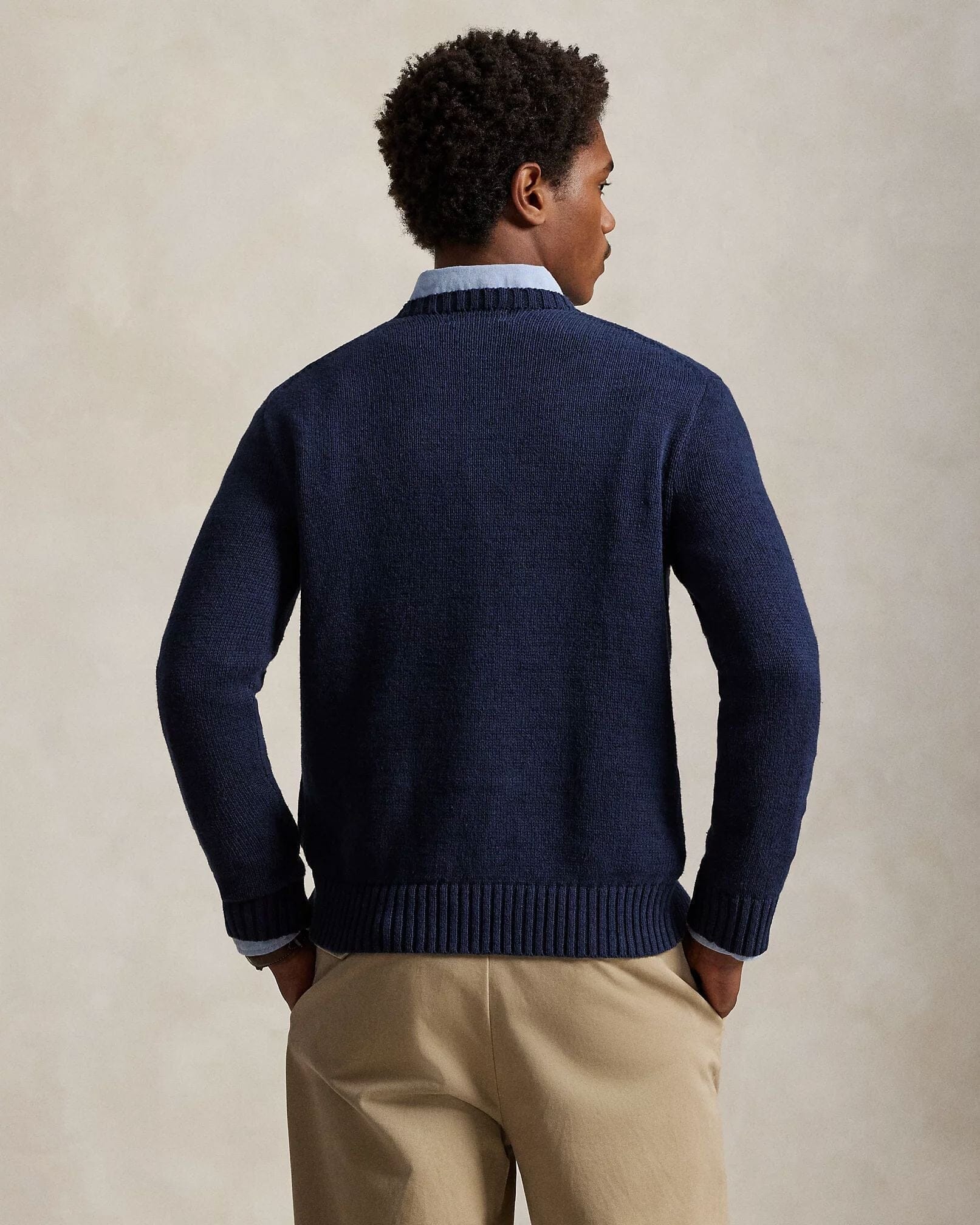 Ralph Lauren Polo Bear Cotton-Linen Sweater