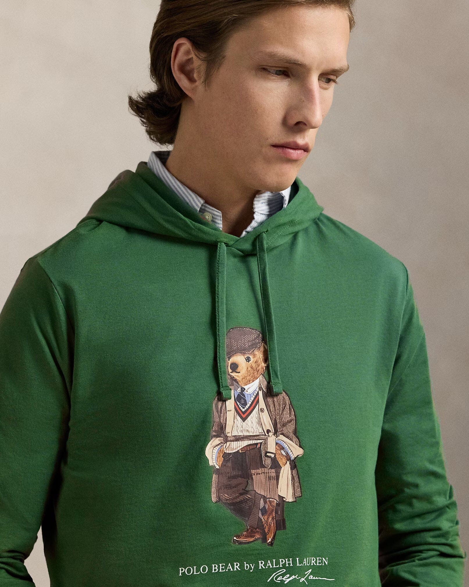 Ralph Lauren Polo Bear Jersey Hooded T-Shirt