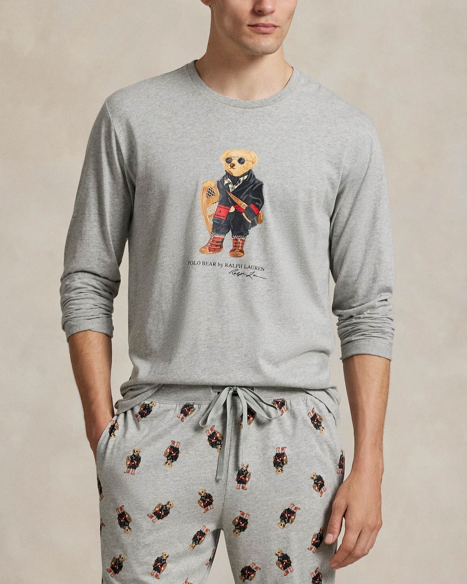 Ralph Lauren Polo Bear Jersey Sleep Set