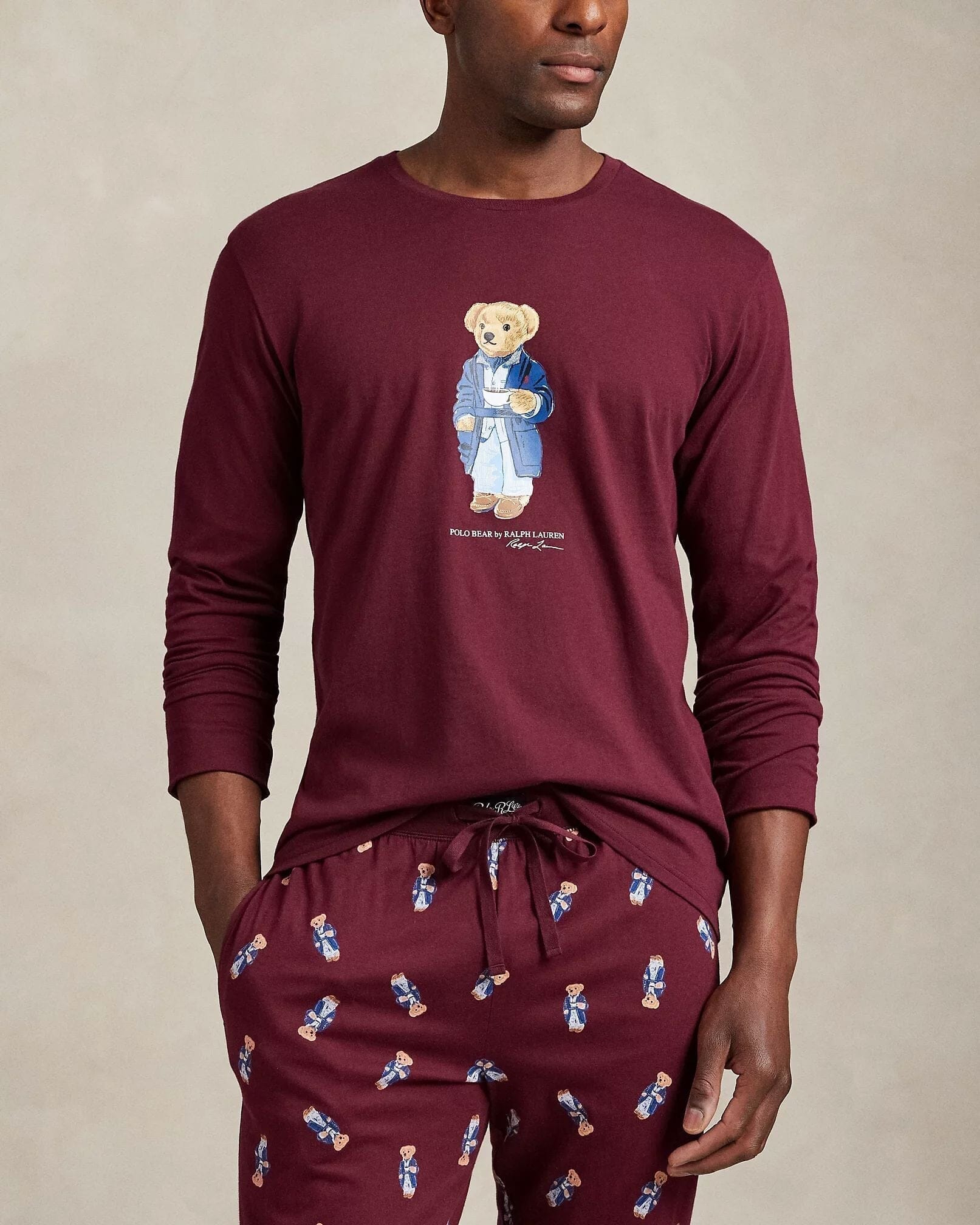 Ralph Lauren Polo Bear Jersey Sleep Set