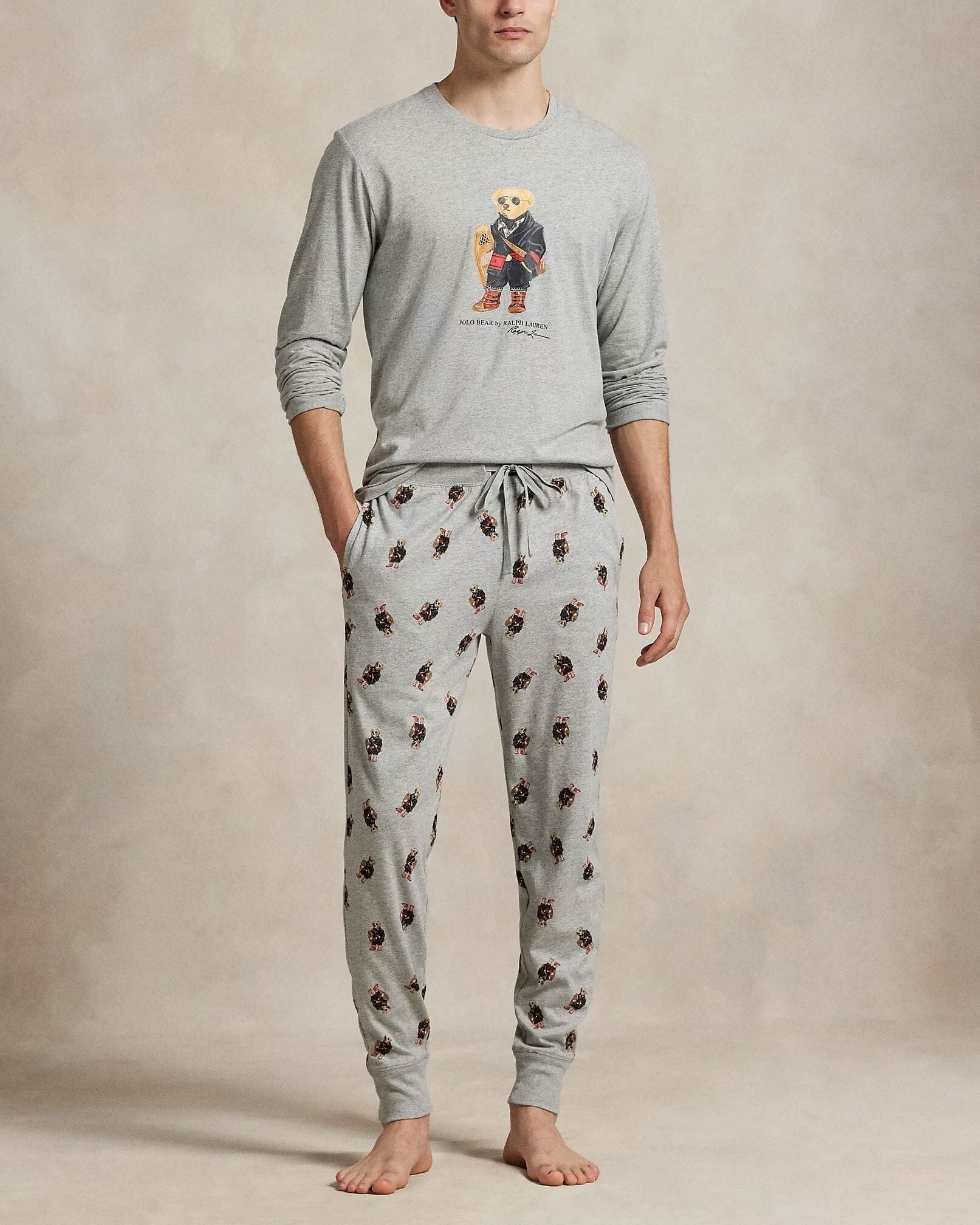 Ralph Lauren Polo Bear Jersey Sleep Set