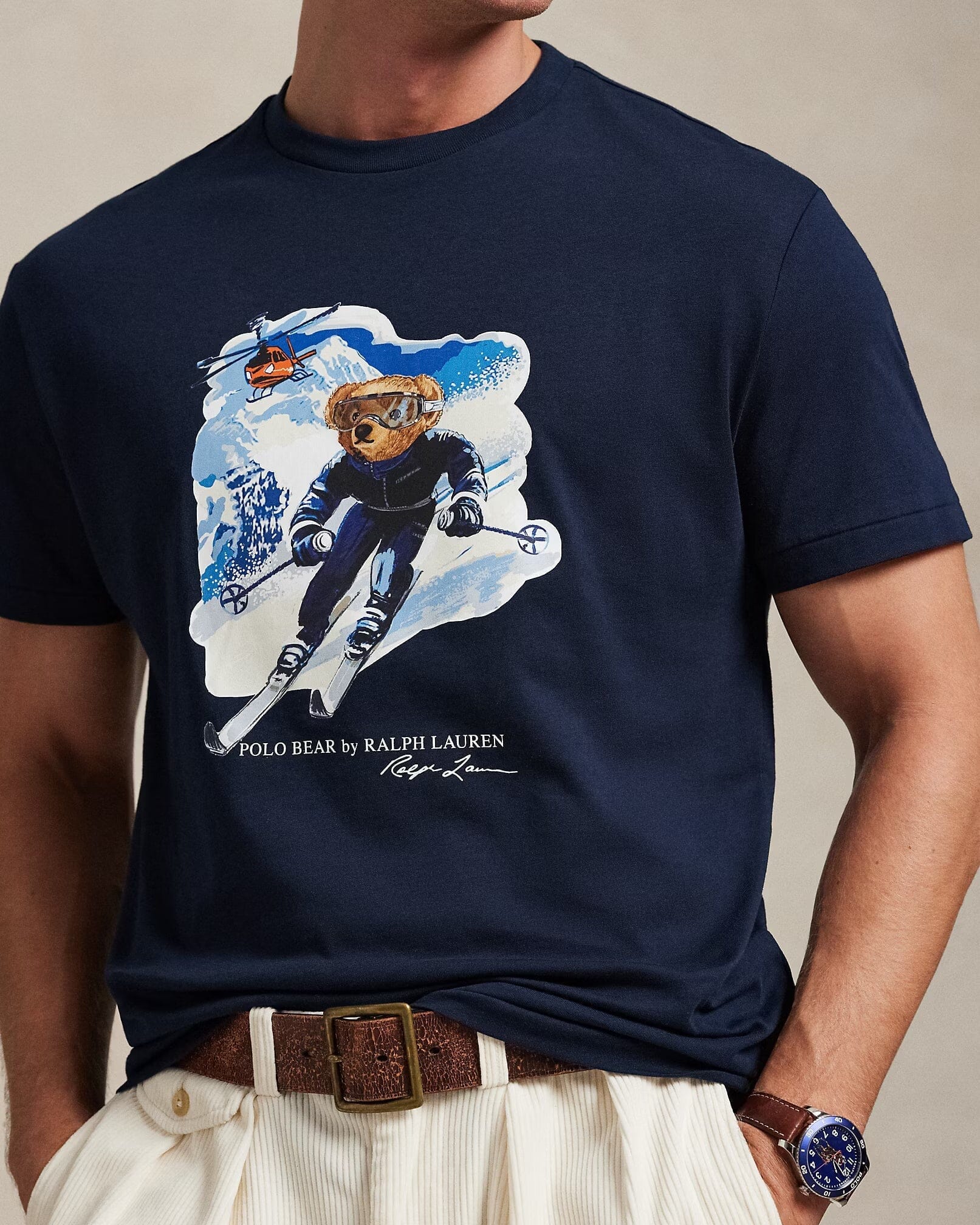 Ralph Lauren Polo Bear Jersey T-Shirt In A Classic Fit