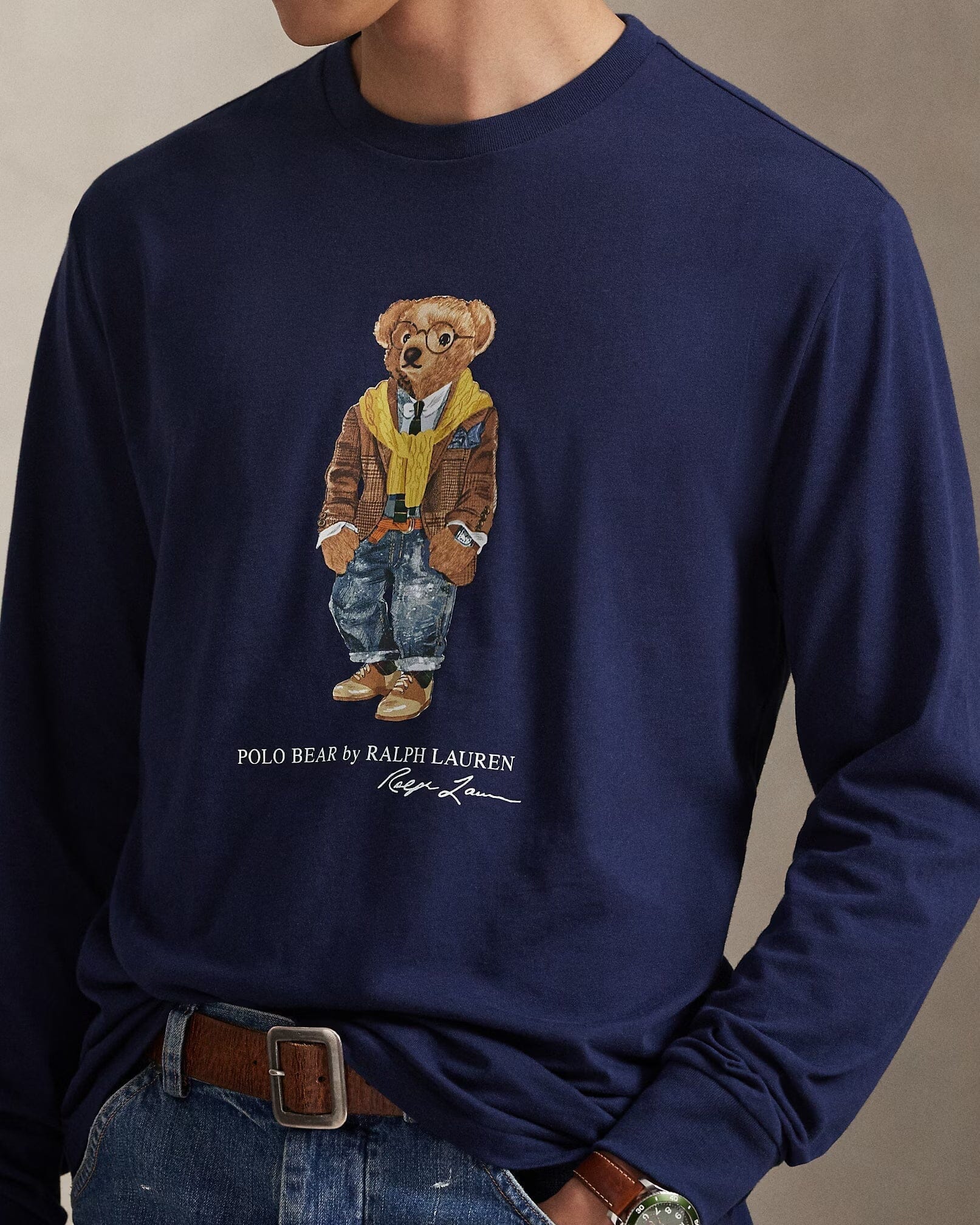 Ralph Lauren Polo Bear Jersey T-Shirt In A Classic Fit
