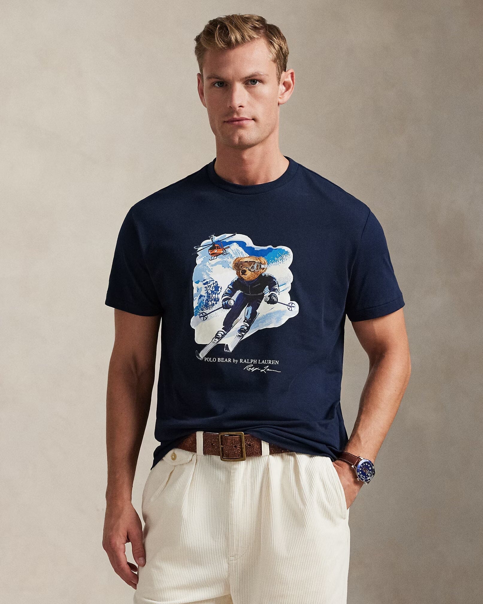 Ralph Lauren Polo Bear Jersey T-Shirt In A Classic Fit