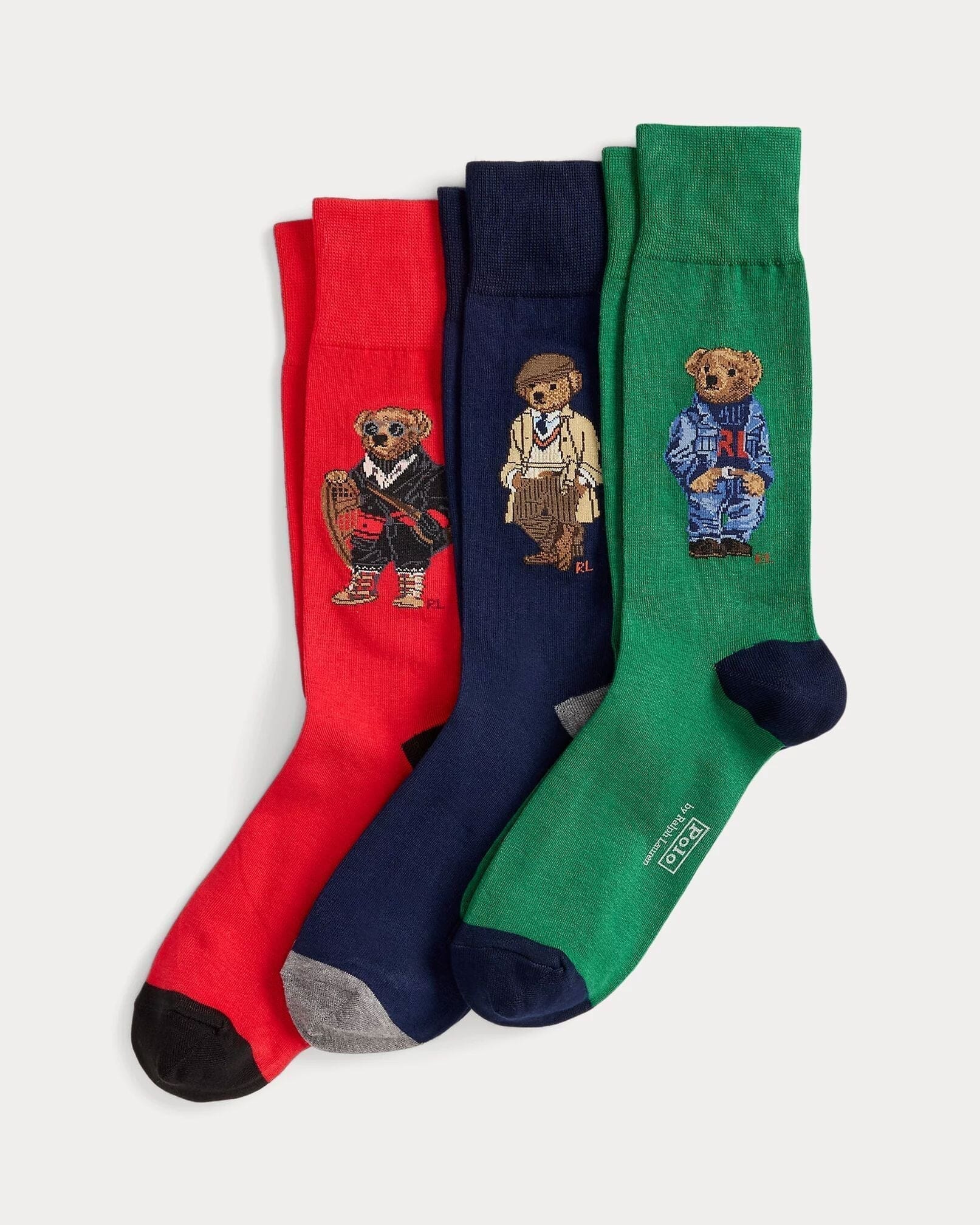 Ralph Lauren Polo Bear Trousers 3 Socks Gift Set