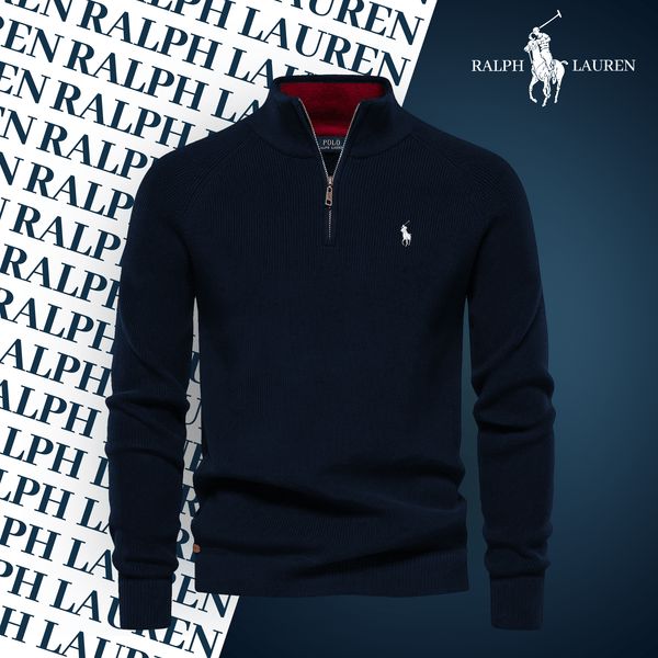 Ralph Lauren Pull Col Zippé