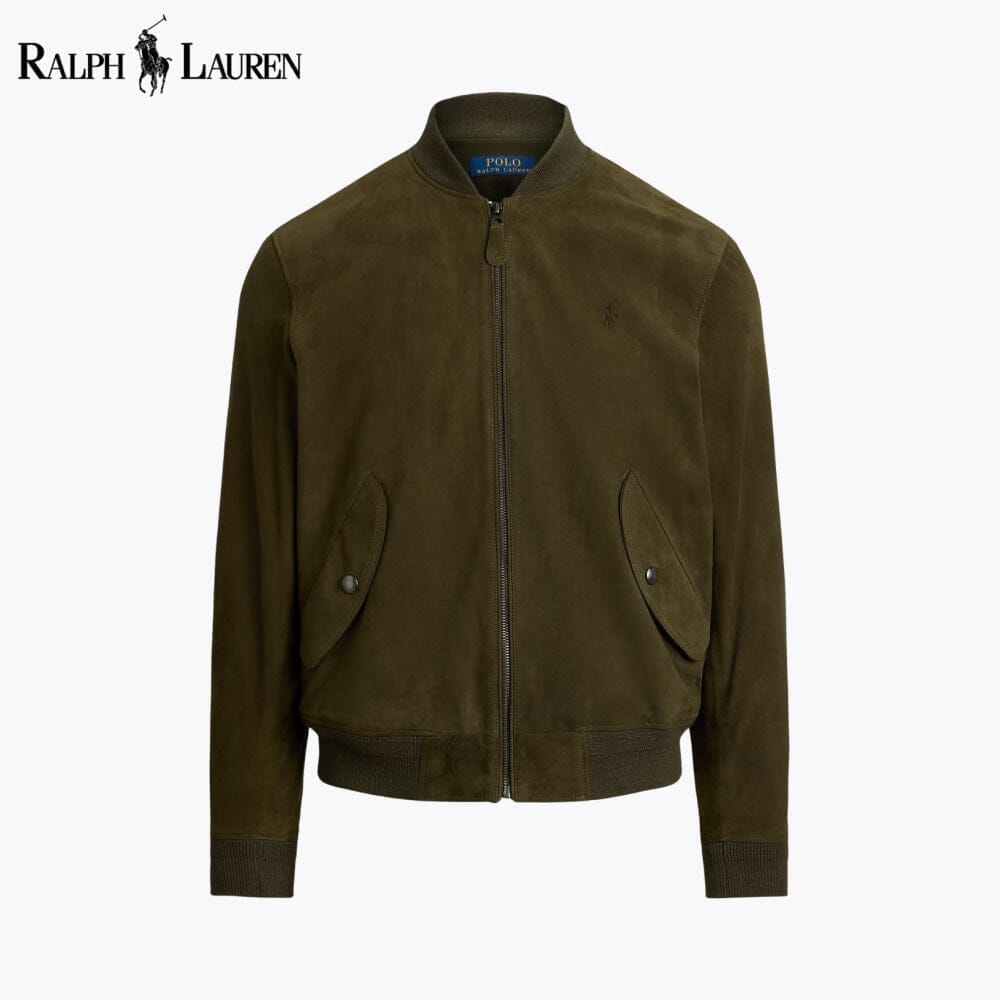 Ralph Lauren Suede Bomber Jacket
