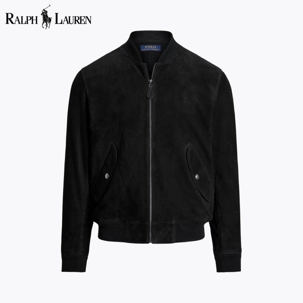 Ralph Lauren Suede Bomber Jacket