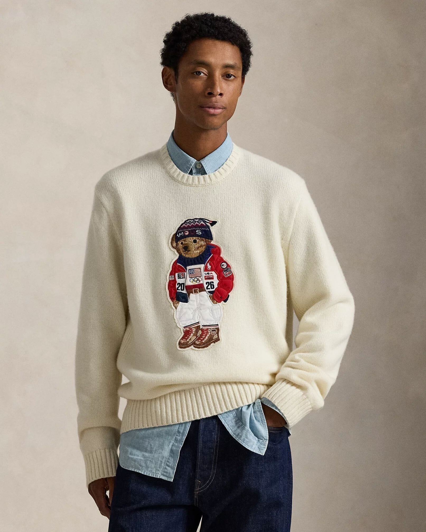 Ralph Lauren Team Usa Polo Bear Sweater
