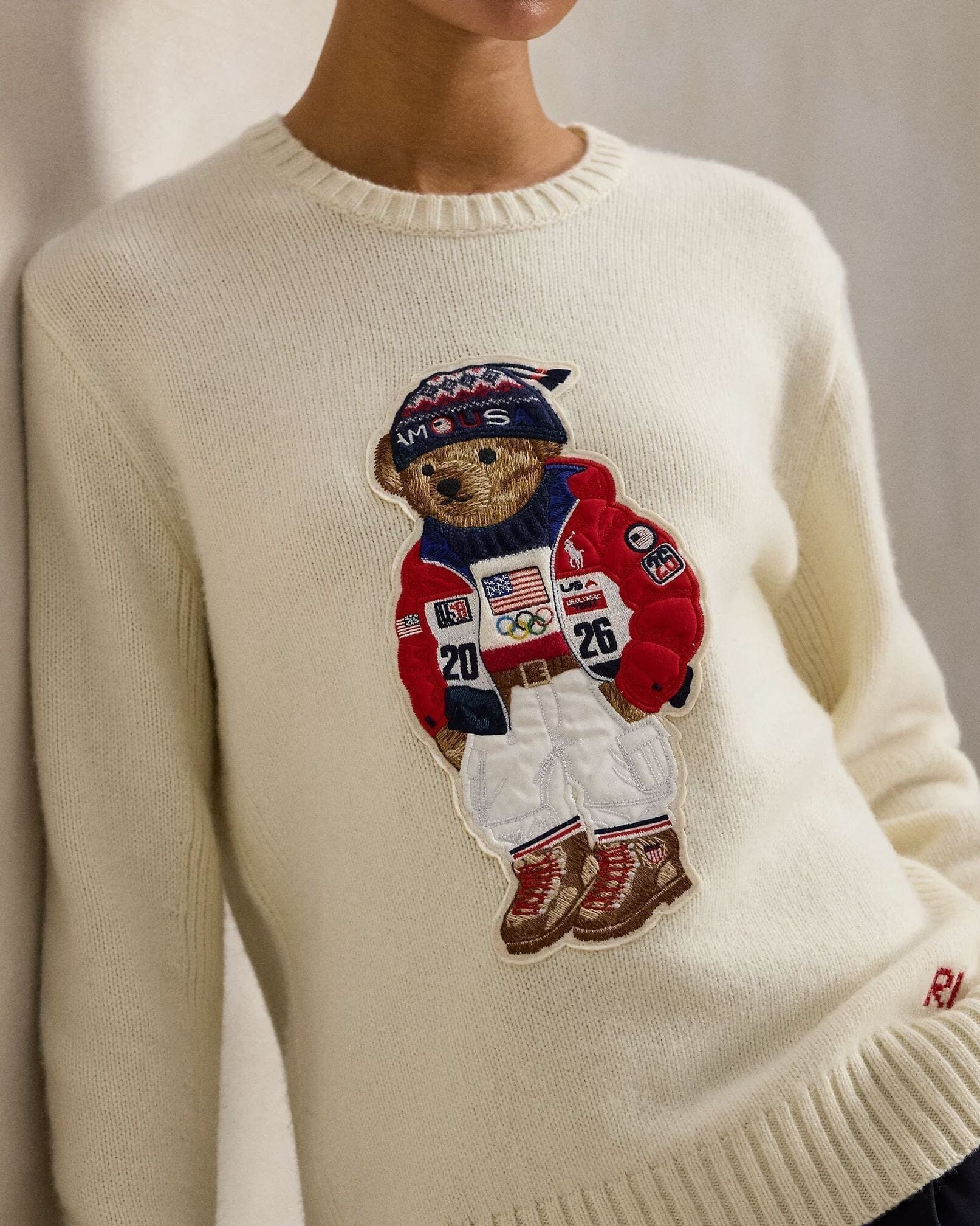 Ralph Lauren Team Usa Polo Bear Sweater