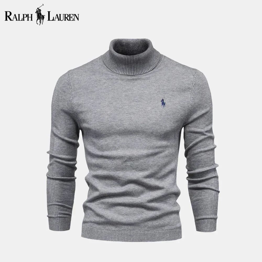 Ralph Lauren Turtleneck Cable-Knit Wool Knit Sweater