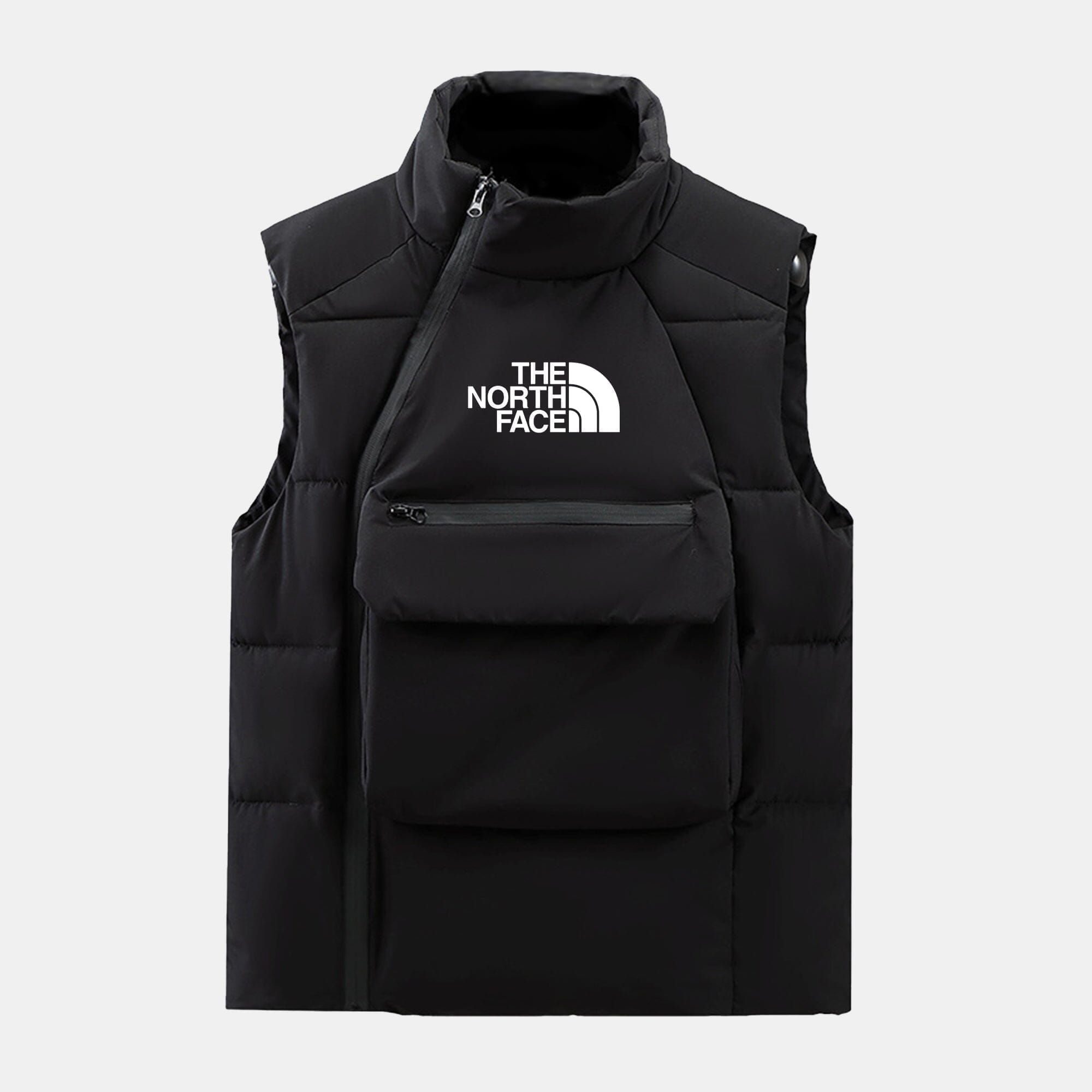 The North Face Quilted Wool-Blend Cable-Knit Knit Sweater