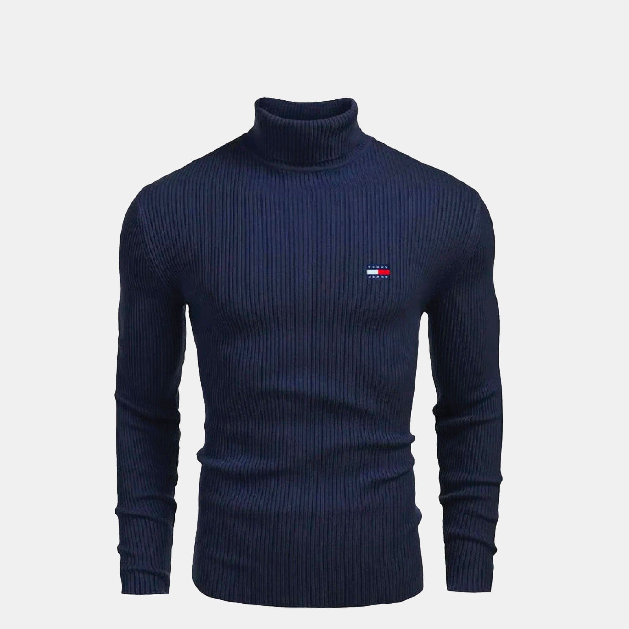 Tommy Hilfiger Turtleneck Cable-Knit Wool Sweater