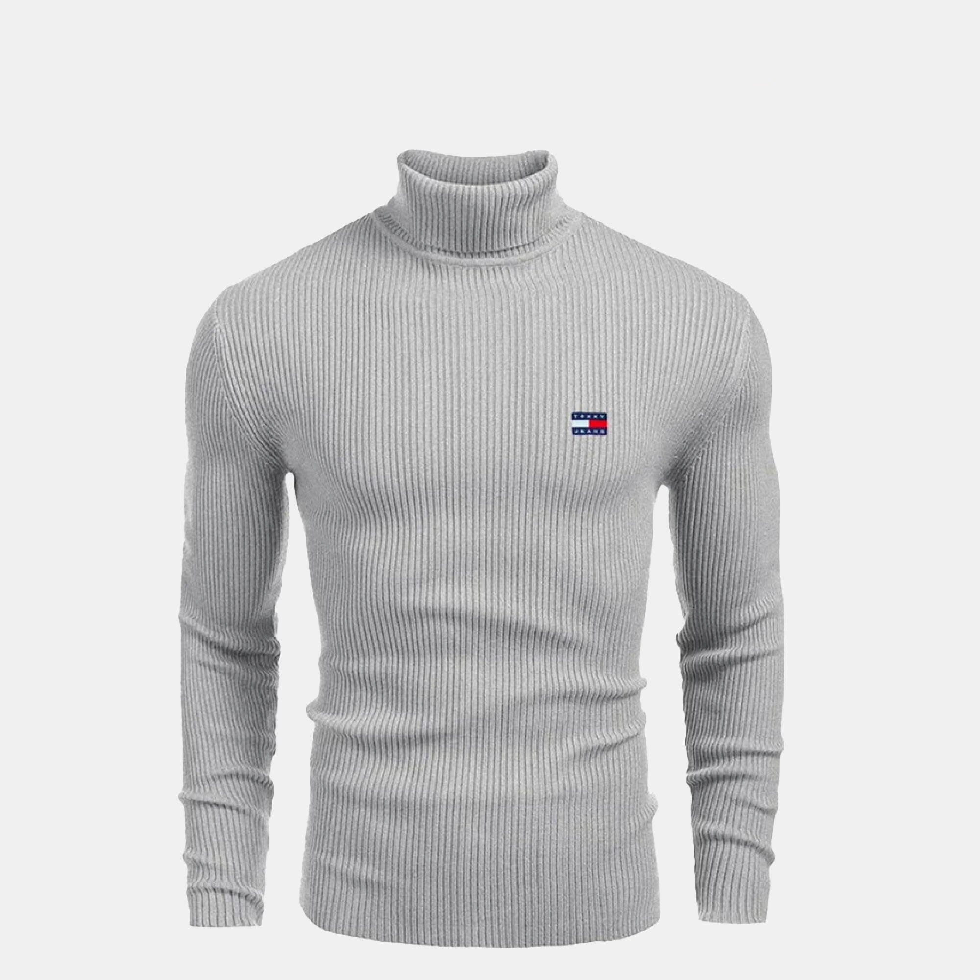 Tommy Hilfiger Turtleneck Cable-Knit Wool Sweater